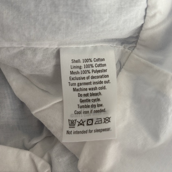 Janie and Jack white summer sun dress floral eyelash Size: 6-12 Months - Picture 10 of 10